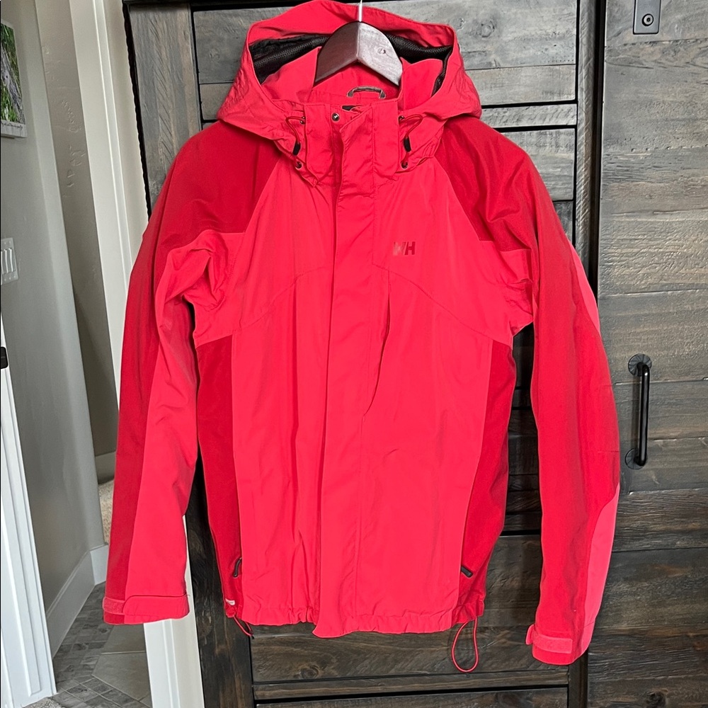 Helly Hansen Red Women's Waterproof Hooded Jacket